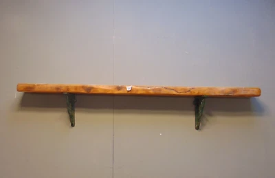 Manto de viga de pino para chimenea Inglenook estante flotante 303A (ENVÍO GRATUITO EN REINO UNIDO Foto 1 de 4