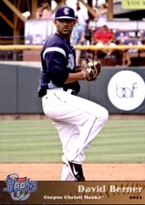 2011 Corpus Christi Hooks Grandstand #5 David Berner Santa Clara California Card
