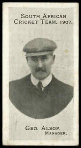 Taddy - 'South African Cricket Team 1907' - Geo. Alsop (Manager) (1907) - Bild 1 von 2