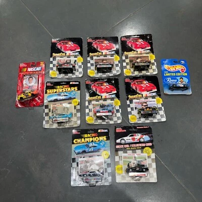 Paquete Lote de 10 Coches Racing Champions NASCAR 1/64 De Colección Nuevos Sellados Hot Wheel Foto 1 de 4