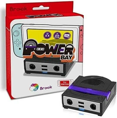 Brook Power Bay Bluetooth Portable Docking Station for NIntendo Switch w GameCub - Image 1 of 4