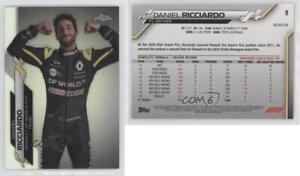 2020 Topps Chrome Formula 1 F1 Racers Refractor Daniel Ricciardo #9 Rookie RC