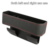 PU Leather Car Seat Gap Catcher Crevice Side Pocket Storage Box Organizer Holder