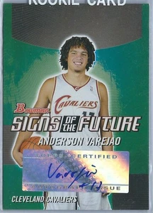 2004-2005 Bowman DP&P Basketball Anderson Varejao Cleveland Cavaliers Auto RC - Picture 1 of 2