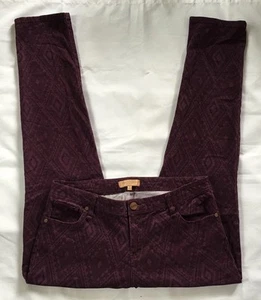 GUC Women's Sanctuary Denim Purple Tribal Skinny Pants-Sz 31 - Picture 1 of 3