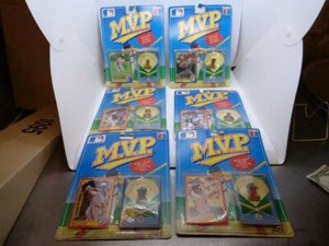 LOT of 6 Ace 1990 MVP Baseball MLB Collector Pin Series & Card Mark McGwire plus