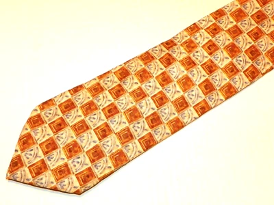 MAUS & HOFFMAN [ MULTI-COLOR ] men's tie 100% Silk Made in Italy - Image 1 of 3