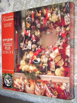 NEW SEALED Springbok Hallmark Puzzle  500 Pc Jigsaw Christmas Keepsake Ornament - Image 1 of 2