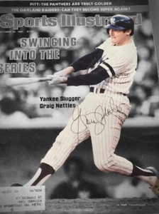 Graig Nettles Signed Sports Illustrated 10/26/81 - Picture 1 of 3