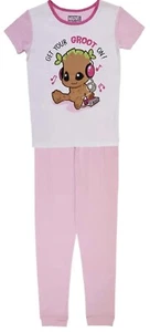 Marvel "Get Your Groot on" -Girls -2 Piece Pajama Set⭐️Size 4T-Soft Fabric-New! - Picture 1 of 5