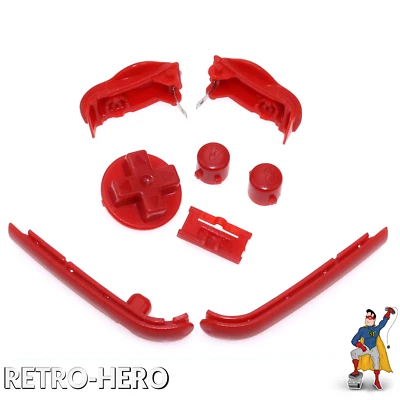 Nintendo Game Boy Advance Buttons GBA Knöpfe Tasten gameboy Pads Knopf Rot Red