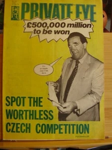 VINTAGE PRIVATE EYE SATIRICAL HUMOUR MAGAZINE # 592 AUG 1984 ROBERT MAXWELL - Picture 1 of 2