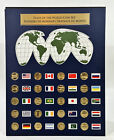 Flags Of The World Coin Set Stojak Kolekcja monet 20 monet Coin Moneta HLF