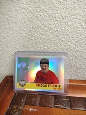 NIKOLAI VOLKOFF  REFRACTOR  2006 Topps WWE Heritage CHROME Card #84