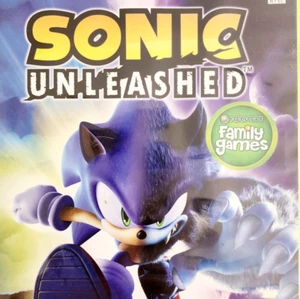 2008 XBOX 360 Sonic Unleashed Platinum Hits Video Game w/ Manual Sega F9 - Picture 1 of 2