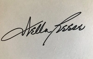 DELLA REESE SIGNED CARD - Picture 1 of 1