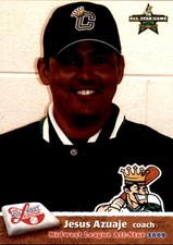 2009 Midwest League All-Stars Grandstand #5 Jesus Azuaje Hitting Coach Card