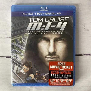 M: I-4 Mission Impossible Ghost Protocol Tom Cruise Blu-ray + DVD 2 Disk Set - Bild 1 von 3