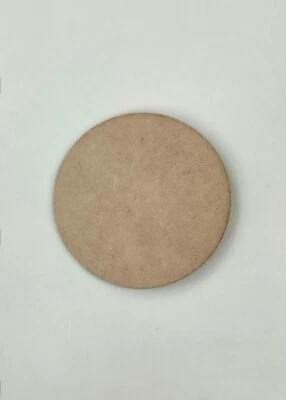 3mm MDF Circles 1-10cm (10-100mm) Crafting Art Shapes Wargame Bases Round Blanks - Image 1 of 2