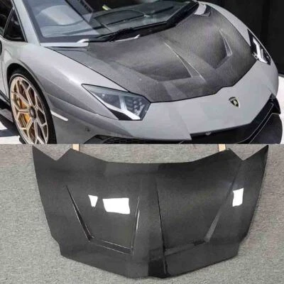 Fit For Lamborghini Aventador LP700 LP720 M Style Carbon Fiber Hood Bonnet Cover - Image 1 of 4