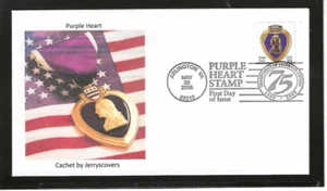 PURPLE HEART FDC 2006 ARLINGTON, VIRGINIA JERRY'S COVERS 1 of 1 - Picture 1 of 1