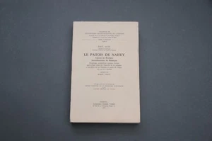 Franche Comté linguistique P. Alex Le patois de Naisey 1965 Etude - Picture 1 of 6