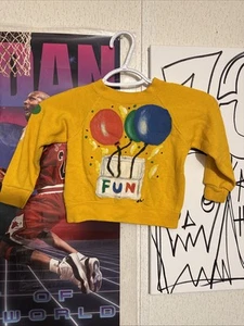 Vintage Kids Small (4) Birthday Sweater - Picture 1 of 6