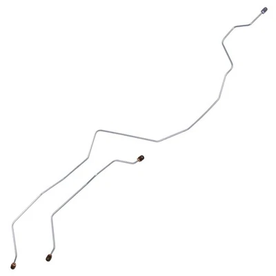 Líneas de freno del eje trasero carcasa preformada 1987-97 Ford F250 F350 acero inoxidable Foto 1 de 4