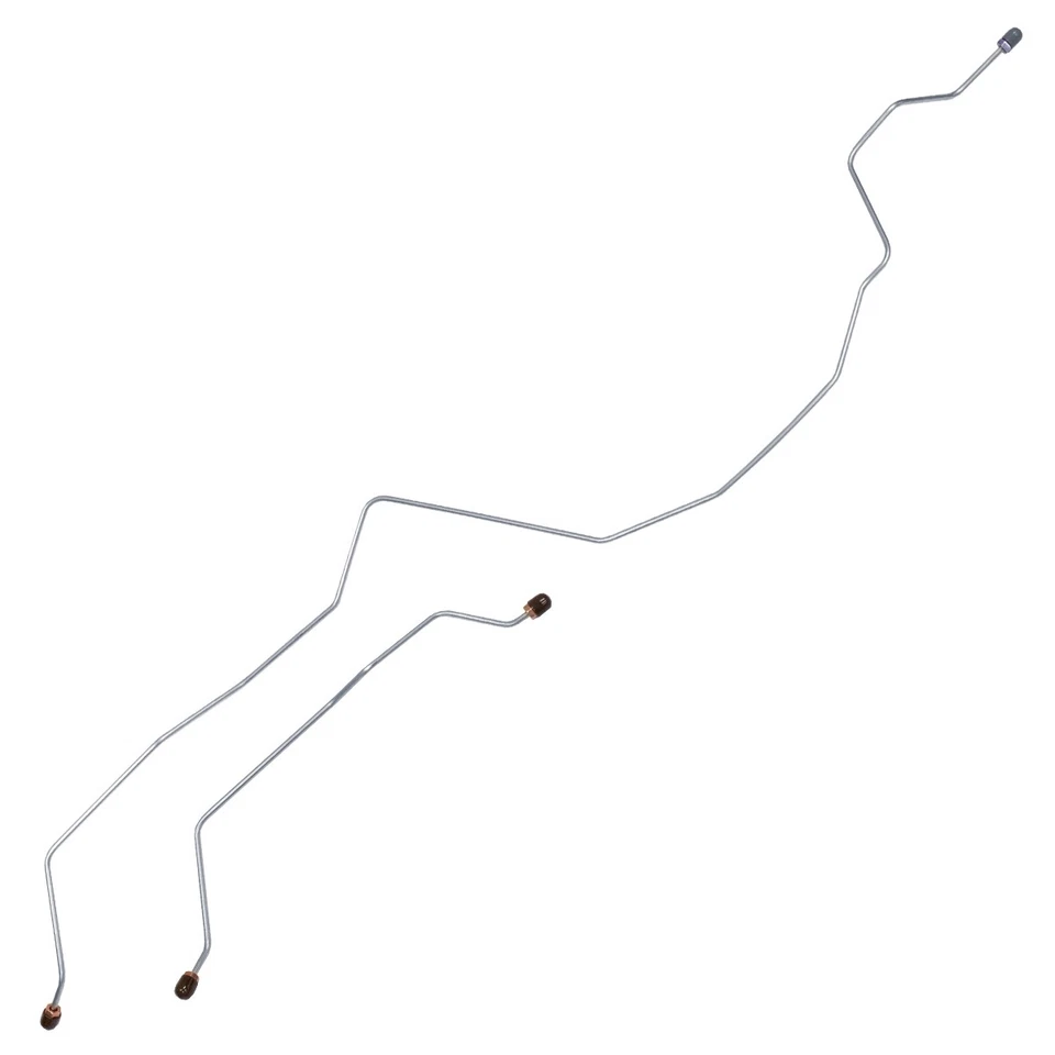 Líneas de freno del eje trasero carcasa preformada 1987-97 Ford F250 F350 acero inoxidable Foto 1 de 4