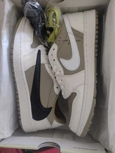 Nike Air Jordan 1 Low x Travis Scott Golf neutral Olive FZ3124-200 EU43  Sneaker - Bild 1 von 18