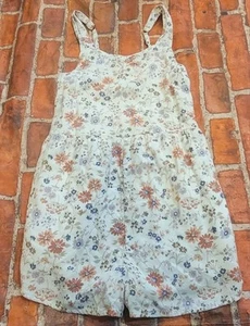 Abercrombie Kids Girls Romper 7/8 7 8 Floral Summer - Picture 1 of 1