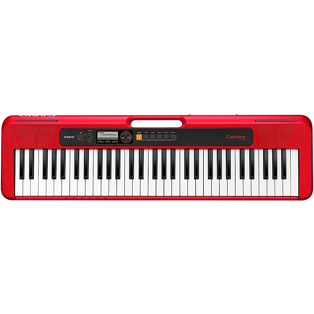 Casio Casiotone CT-S200 61-Key Portable Digital Keyboard - Red for