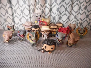 Großes Konvolut Funko Pop Jurassic Park, Jeep Wrangler, Dinos, Grant Target Malcolm - Bild 1 von 13