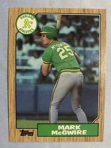 1987 Topps #366 Mark McGwire Rookie Card - Picture 1 of 3
