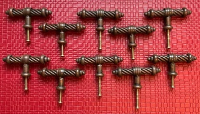 Top Knobs M629 Normandy Collection 3-5/8" T-Shaped Twist Knob, Dark Patina (10) - Image 1 of 4