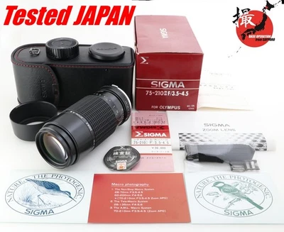 [Top MINT in Box] Sigma Zoom-k III 75-210mm F3.5-4.5 Lens For Olympus OM JAPAN - Image 1 of 4