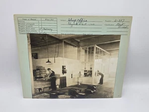 1938 Photo-Workers in Shop Office Elizabeth, New Jersey Manufacturing Plant. - Picture 1 of 4