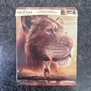 Mufasa: The Lion King 4k Blu Ray disc & damaged Steelbook only - Picture 1 of 4