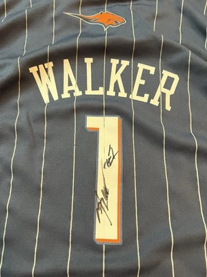 Signed Kemba Walker Charlotte Bobcats Jersey Youth XL Lamelo Ball Miller Bridges - Image 1 of 3