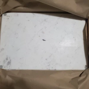 New- 24" X 16" Marble Cutting Board Pastry Board With Rubber Feet - Picture 1 of 5
