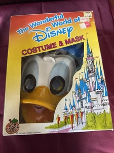 Vintage Donald duck costume and mask W/box Size 3-5 Halloween 🎃 👻 - Picture 1 of 8