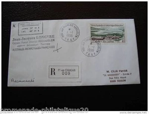 TAAF lettre 1/1/96 - timbre aérien Yvert et Tellier n°140 (cy2) - Bild 1 von 1