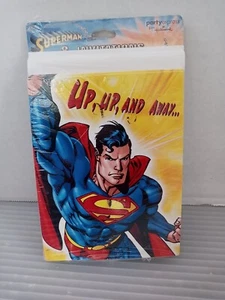 SUPERMAN RETURNS PARTY INVITATIONS Party Express HALLMARK CARDS DC Comic VINTAGE - Picture 1 of 4