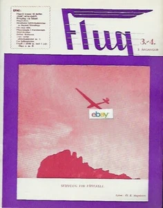 FLUGMAGAZIN ISLAND 8/1949 SEGELFLUGZEUG DC-4 AD & LOFTLEDIR ICELANDAIR AD - Bild 1 von 1