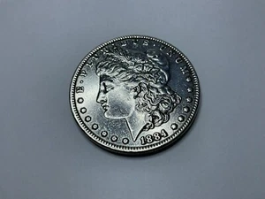 1884 Morgan Silver Dollar (Philadelphia Mint) F-04 - Picture 1 of 2