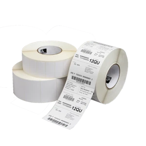 3007201-T - Etiquetas de papel mate de transferencia térmica cebra 51 mm x 25 mm tamaño del núcleo: 25 mm - Imagen 1 de 2