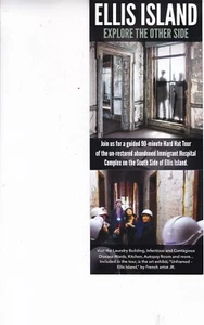Ellis Island 2024 promo ad flyer 4" x 9" - Picture 1 of 2