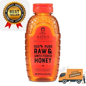 Nature Nate's 100% puro, crudo e non filtrato, miele dolcificante tutto naturale, 16 oz - Foto 1 di 7
