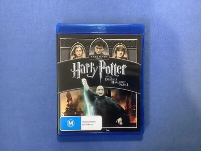Harry Potter And The Deathly Hallows : Part 2 (Blu-ray, 2011) Like New Region B - Image 1 of 2