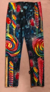 Terez Girls Size Medium Dylan’s Candy Bar Leggings - Picture 1 of 1